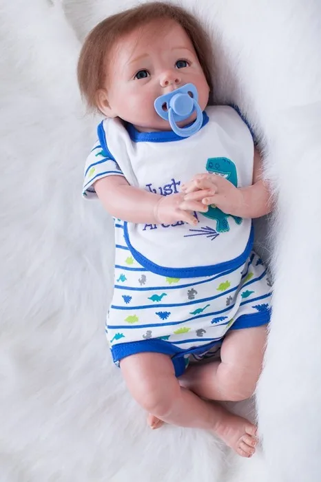 Кукла новорожденная силиконовая для мальчиков и девочек 20 дюймов подарок|toy train set