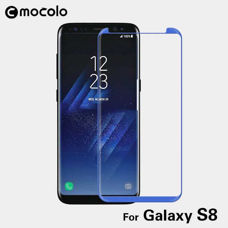 Mocolo Марка Телефон Экран протектор для Samsung Galaxy S8/S8 плюс полное покрытие 3D
