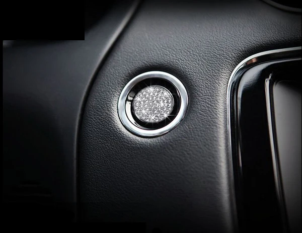 Chrome Car Engine Stop Push Button Cover Trim For Range Rover Vogue Autobiography Sport Evoque Styling | Автомобили и мотоциклы