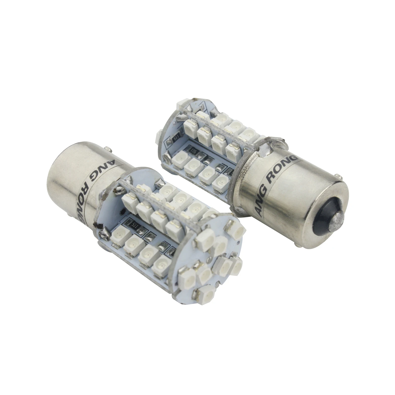 ANGRONG 2x581 PY21W BAU15s 6W 40 SMD светодиодный ная лампа боковой индикатор фонари заднего