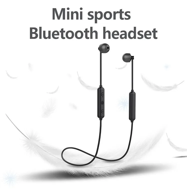 AMTERBEST, мини беспроводная bluetooth-гарнитура, спортивные наушники, водонепроницаемые с зарядным устройством, микрофон, наушники с насыщенными басами для смартфонов