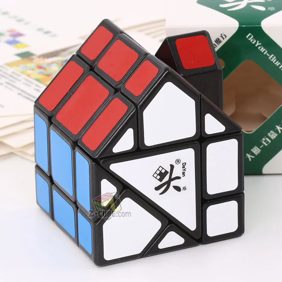 House pointed(Black) Магический куб головоломка Даян Бермуды 3x3x3 головоломка специальная странная форма кубик обучающий твист мудро игрушка игровой куб мастер коллекция - Цвет: House pointed(Black)