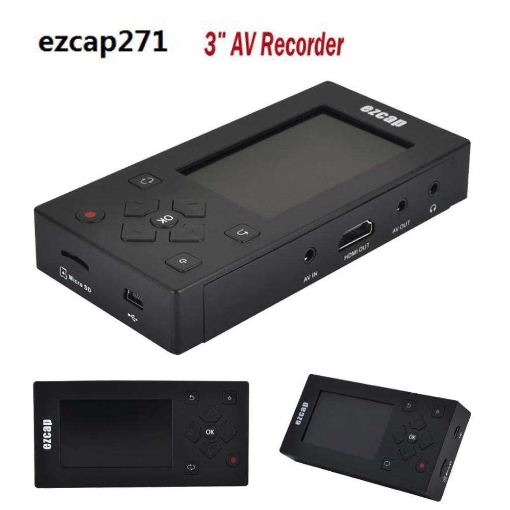 Av recorder аудио видео конвертер конвертировать VHS/кассеты для видеокамеры в цифровой формат 8 Гб памяти " экран для DVD VHS dvd-плеер