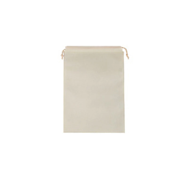 Beige 10 шт. тканевые фланелевые сумки для обуви, одежды, упаковки на шнурке, сумки для ювелирных изделий, пылезащитный мешок для сухого хранения, подарочные пакеты для украшения - Цвет: Beige