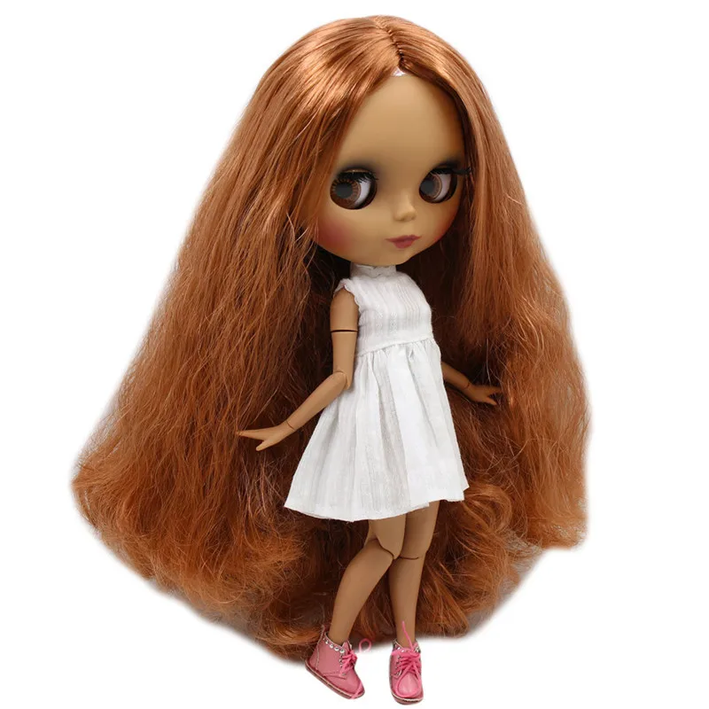 ICY DBS Blyth Doll No.BL0356 Copper hair Black Matte face Joint body 1/6 bjd OB24 ANIME GIRL | Игрушки и хобби