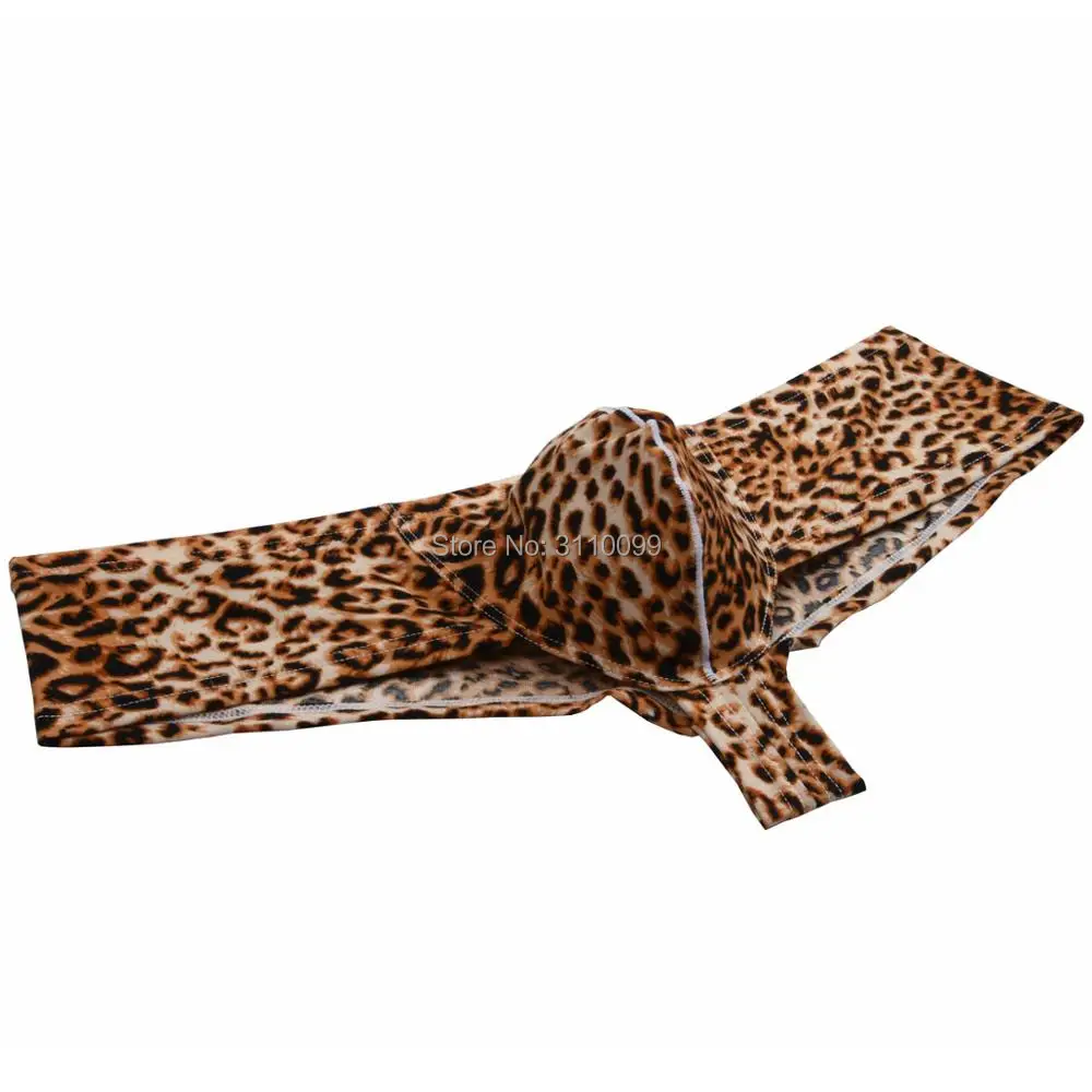 Сексуальное бикини с леопардовым принтом мужские боксеры шорты мужское нижнее