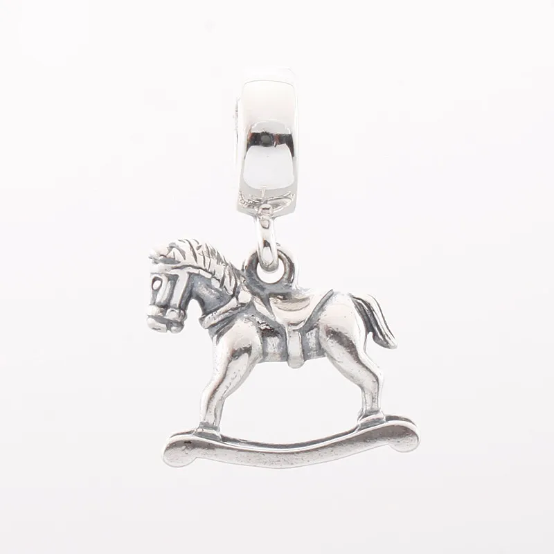 Новый Кулон Лошадь 100% оригинальный 925 пробы Silve бусины Шарм Подходит для | Отзывы и видеообзор