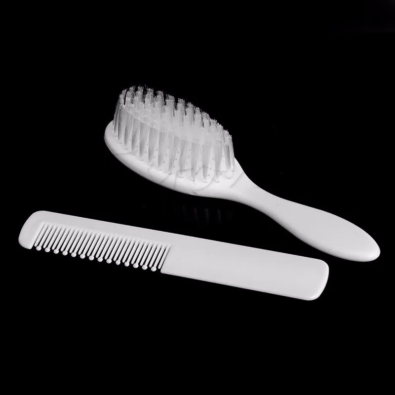Детская щетка для волос и расческа в белом мягком наборе малышей|brush brush|brush comb setset