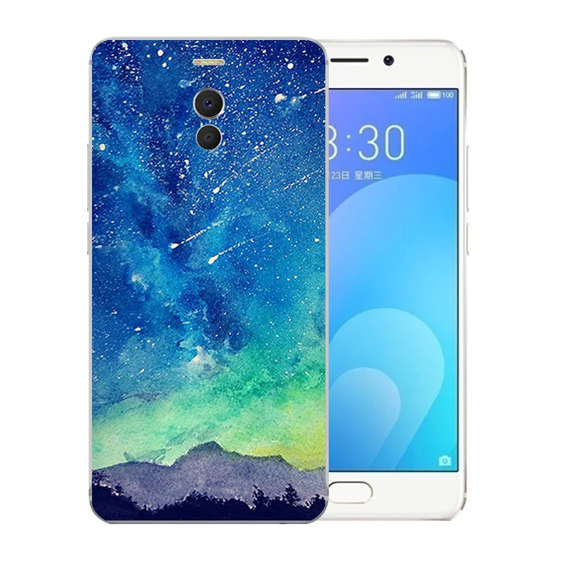 Силиконовый чехол для телефона с рисунком звездного неба Meizu M6 Note Shell Note/Blue Charm 6 |