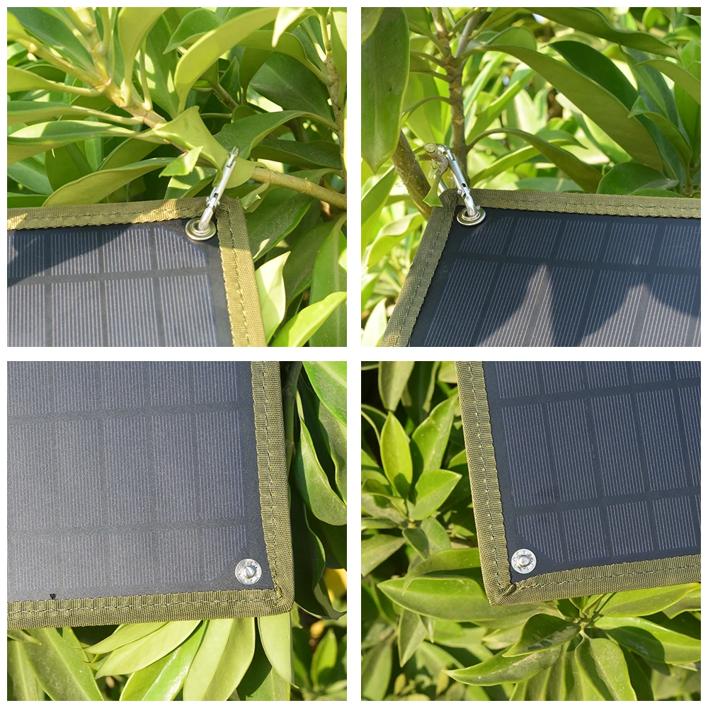 Xinpugaung Flexible Solar Panel 40W 18V Portable Foldable Charger Panels Battery for 12v Camping Hiking | Электроника