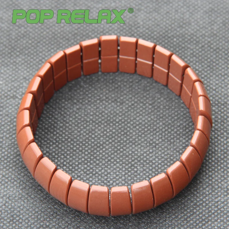 Поп Релакс 6 Корея турмалин германий браслет энергии тела анион баланс Новая Мода