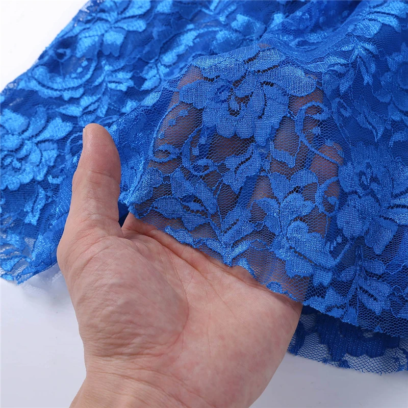 Latin Dance Costumes for Adult Girls Ladies 2 Pieces Modern Dress Lace Overlay Camisole Top and Skirts Lyrical Dancewear | Тематическая