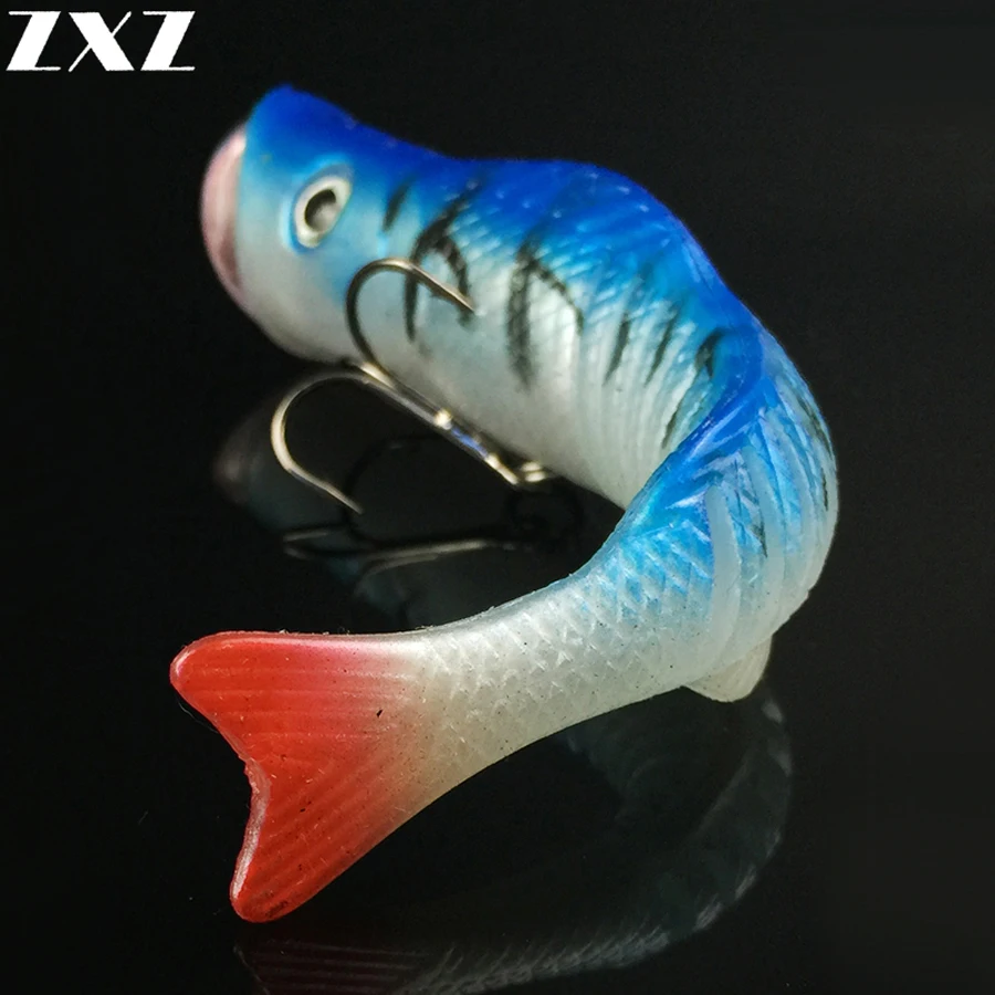 1 шт. Swimbait мягкая Хвостовая рыболовная приманка 11 5 см 17 г Соединенные секции