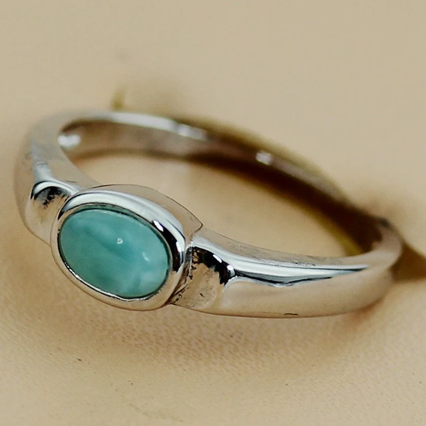 Модные милые обручальные кольца flenne Esme Larimar ювелирные изделия и аксессуары для
