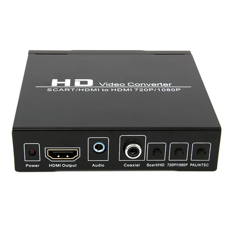 SCART to HDMI конвертер Full HD 1080P видео аудио HDTV для XBox EU вилка Upscaler AV PAL NTSC адаптер