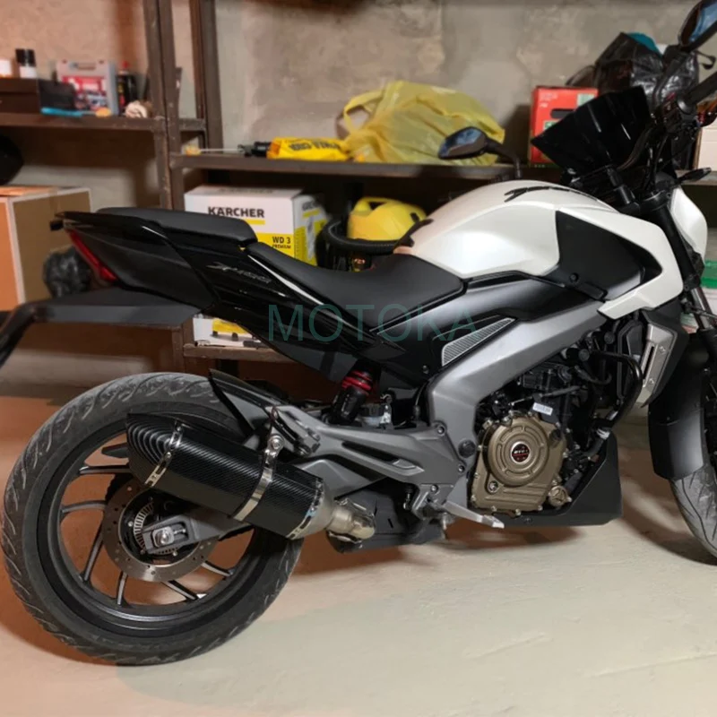 51 мм Глушитель для мотоцикла для Duke 200 Z1000 TMAX530 KTM530 R1 универсальный глушитель из нержавеющей стали Yoshimura полная система