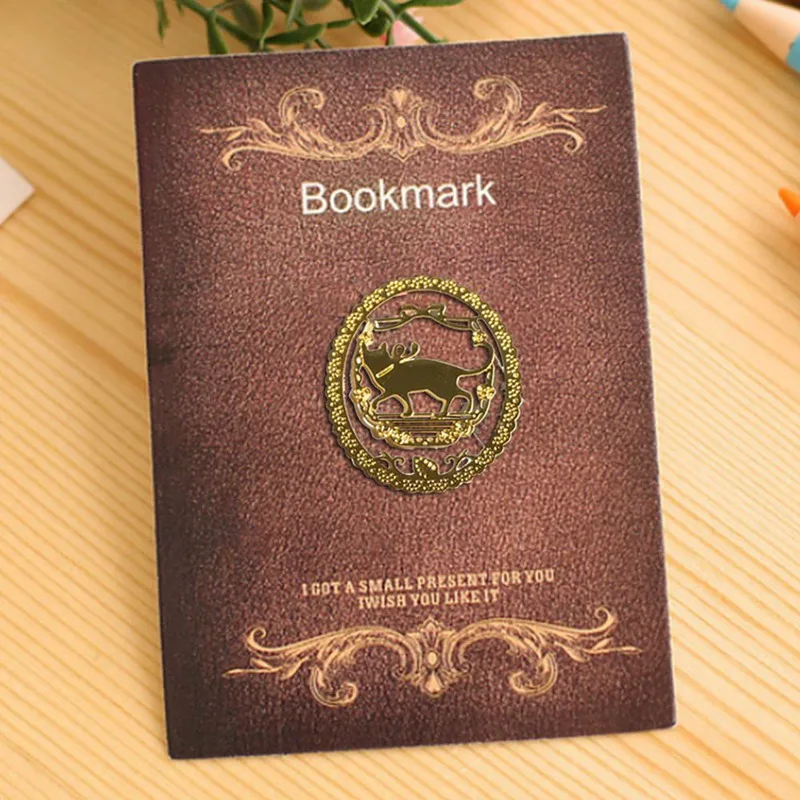 GD4 Творческий мини милый кот книга марка металла закладки клипы для учителя канцелярские принадлежности, подарок Школа канцелярских товаров - Цвет: GD4