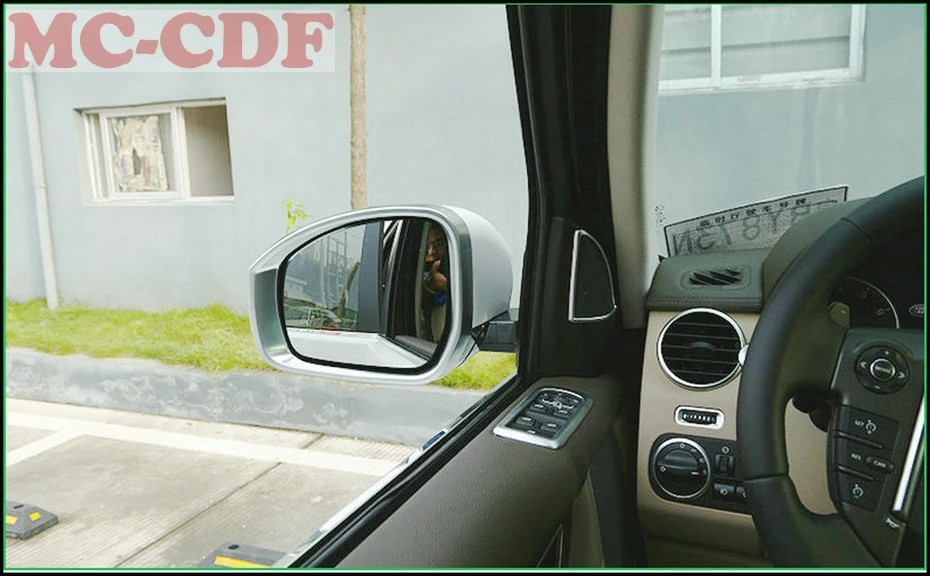 Автомобильный Стайлинг для Land Rover Discovery 4 LR4 2010- Боковая дверь зеркало заднего вида рамка отделка автомобиля аксессуар для левостороннего привода