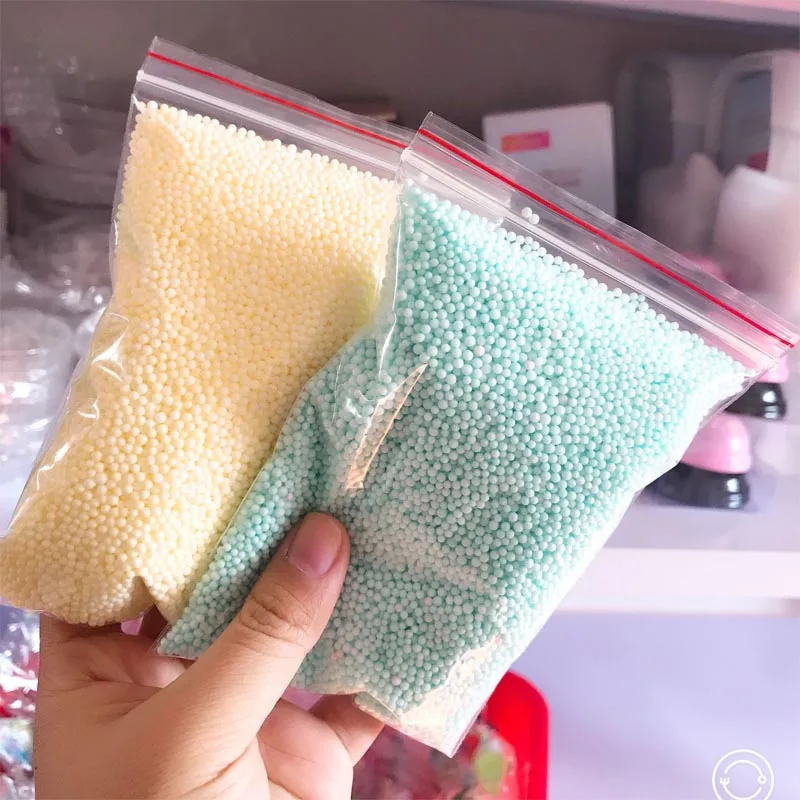 Diy Кристалл поставки слаймов аксессуары слизи теплый цвет снег грязи частицы аксессуары крошечные пенопластовые бусины слизи Шары поставки