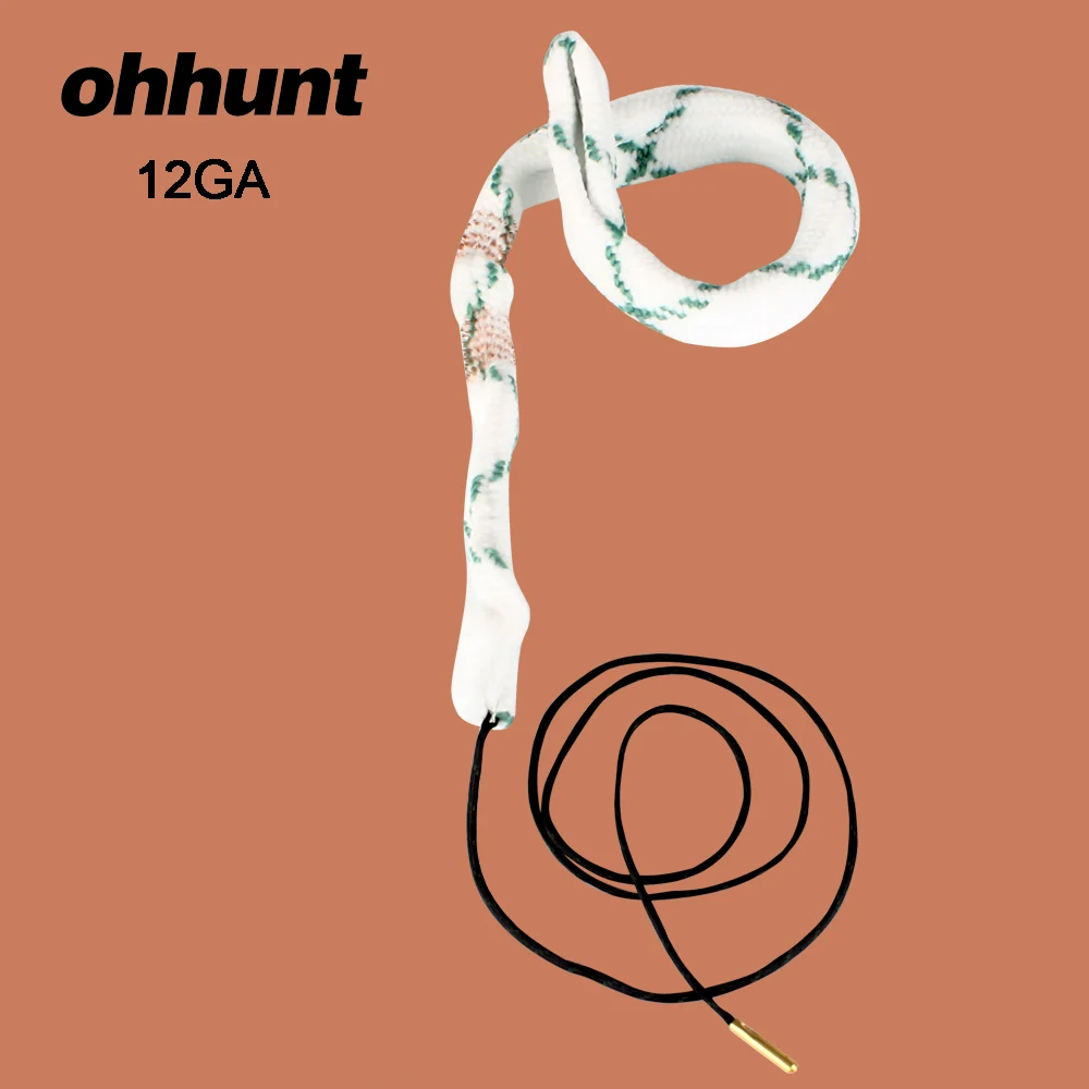 Ohhunt чистящий инструмент Cal. 22. 35. 40. 44. 177. 308. 338. 416 6 мм 9 12GA 20GA Диаметр ствола змеи