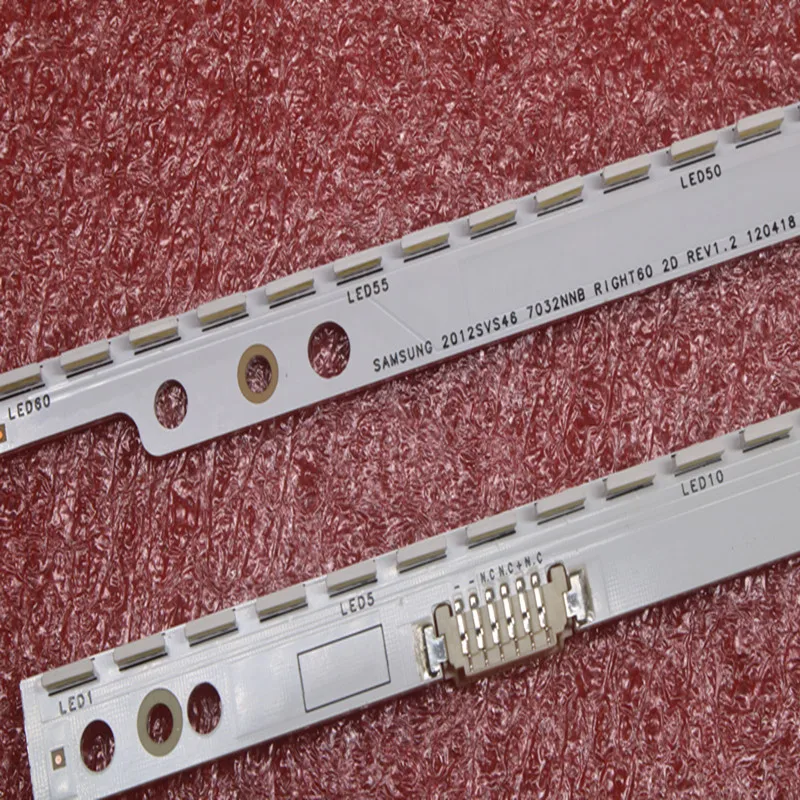 Светодиодная лента для подсветки Samsung UE46ES5500 SLED 2012SVS46 7032NNB RIGHT60 LEFT60 2D 2 шт./компл. 60