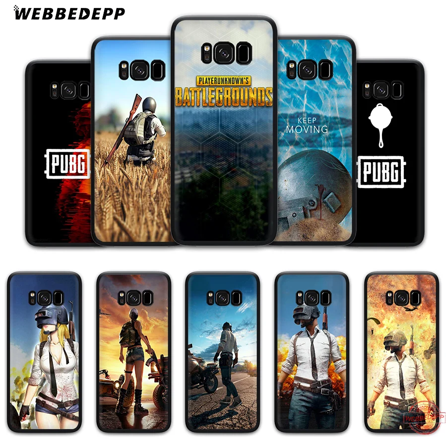 WEBBEDEPP PUBG мягкий чехол для Samsung A6 A7 A8 A9 J6 2018 S6 S7 S8 S9 S10E S20 Ultra Note 8 9 10 Lite Plus | Мобильные