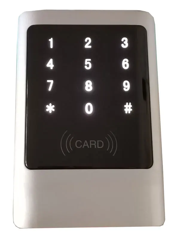 ID RFID металлический считыватель сенсорной клавиатуры 125K водонепроницаемый IP66