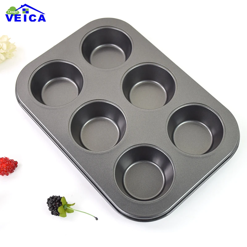 2020 акция форма для выпечки круглая антипригарная из углеродистой стали 6 чашек