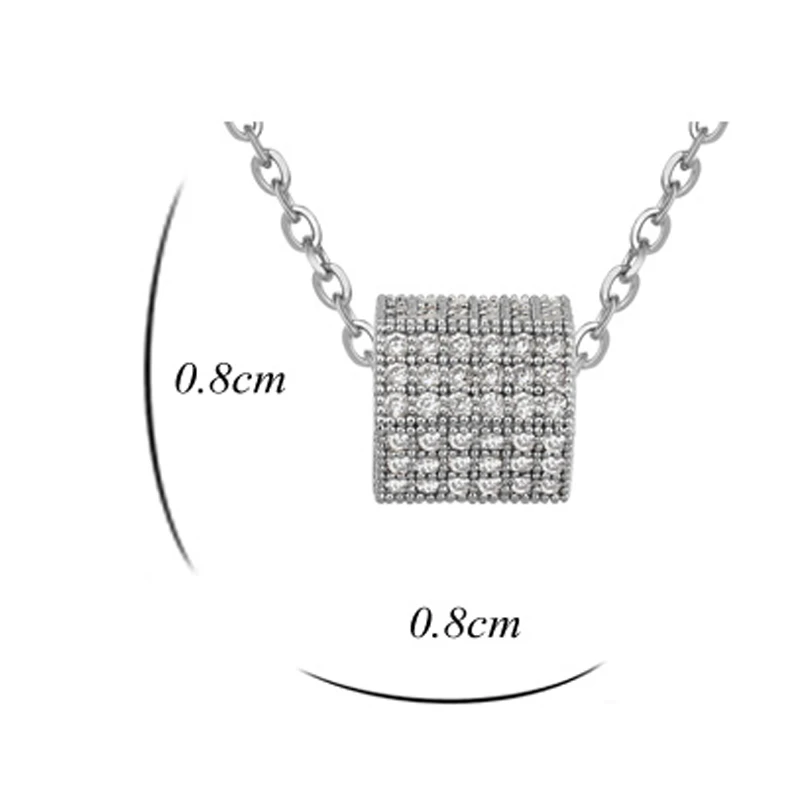 2017 Новая мода ожерелье женщины роскошные AAA циркон Micro вставить Свадебное