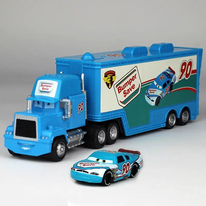 055 06 2pcs set 2 шт./компл. disney «Тачки» Lightning McQueen Джексон Storm Ramirez Мак дядя грузовик игрушечный автомобиль Фигурки игрушки для детей, авто, подарок - Цвет: 055 06 2pcs set