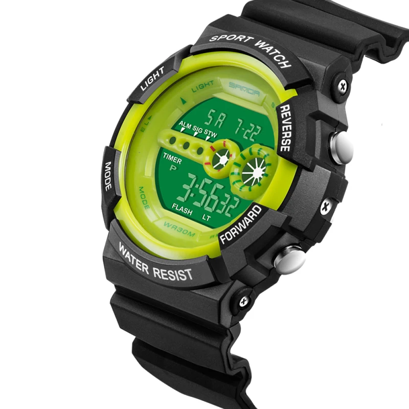 SANDA новые цифровые часы G Style S Shock мужские военные водонепроницаемые с календарем