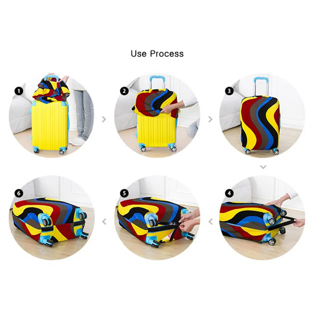 Дорожные аксессуары чехол для багажа защитный чемодана на колесиках багажника