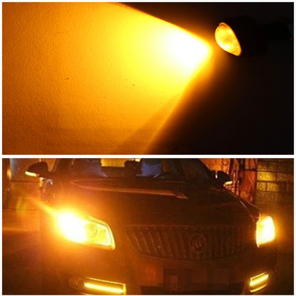Y 10 шт. DRL 23 мм 5730 4LED модели с пересекающимися краями двухцветная лампа &quotОрлиный