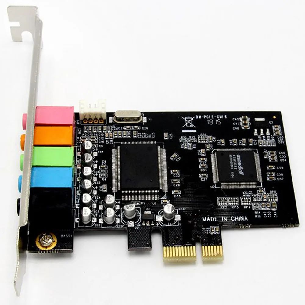 Аудио Звуковая карта PCI E 5 1 звук портов звуковая CMI8738 кино стерео объемная ED