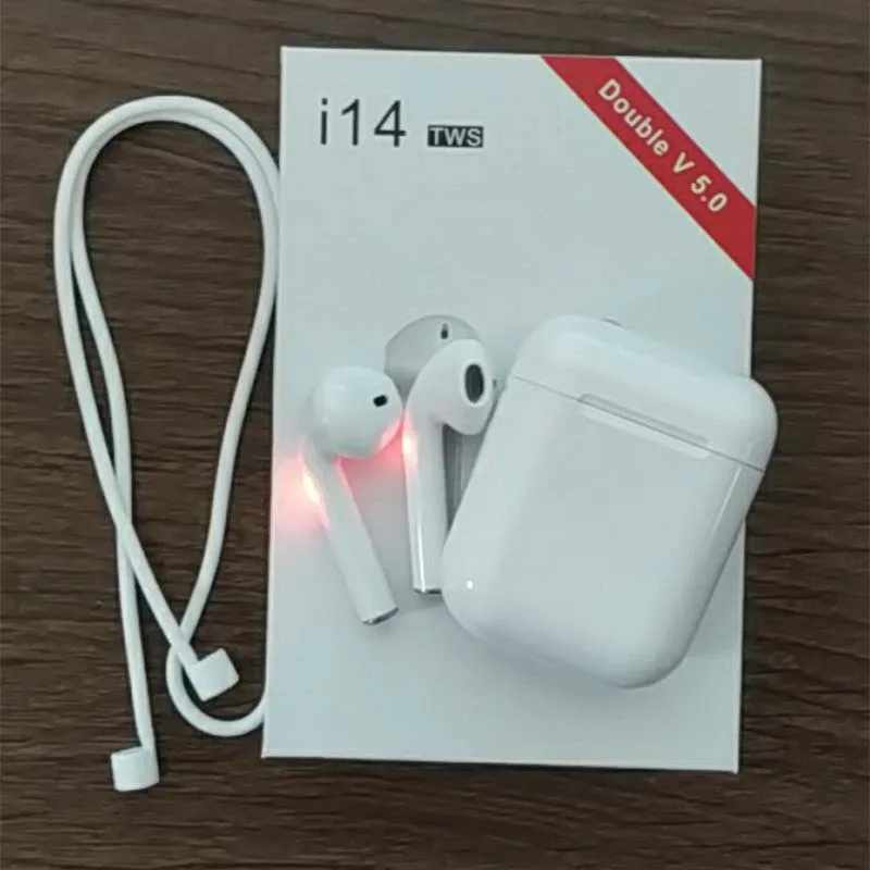 2019 Оригинал i14 TWS Bluetooth 5 0 беспроводной 3D тяжелый бас ухо телефон для всех