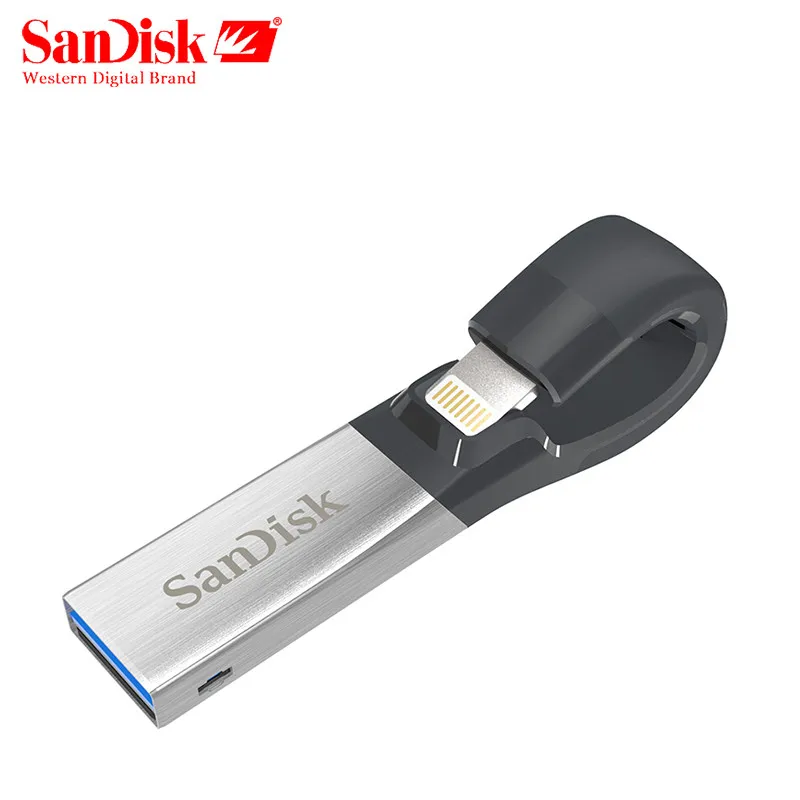 SanDisk SDIX30N OTG флеш накопитель 32 Гб USB 64 ГБ Lightning 3 0 карта памяти флешки 128 для iphone ipad и