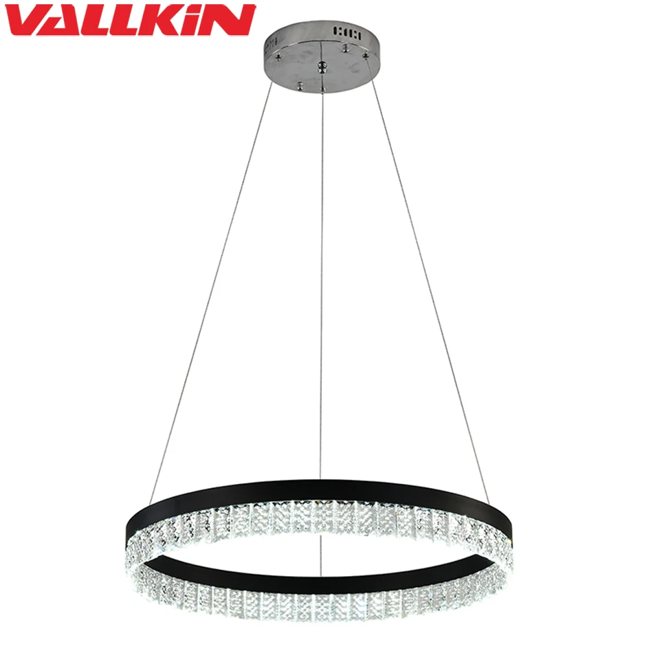 

New Modern 3 Circle Rings LED Pendant Lights For Living Dining Room LED Lustre Crystal Pendant Lamp Hanging Ceiling Luminaire