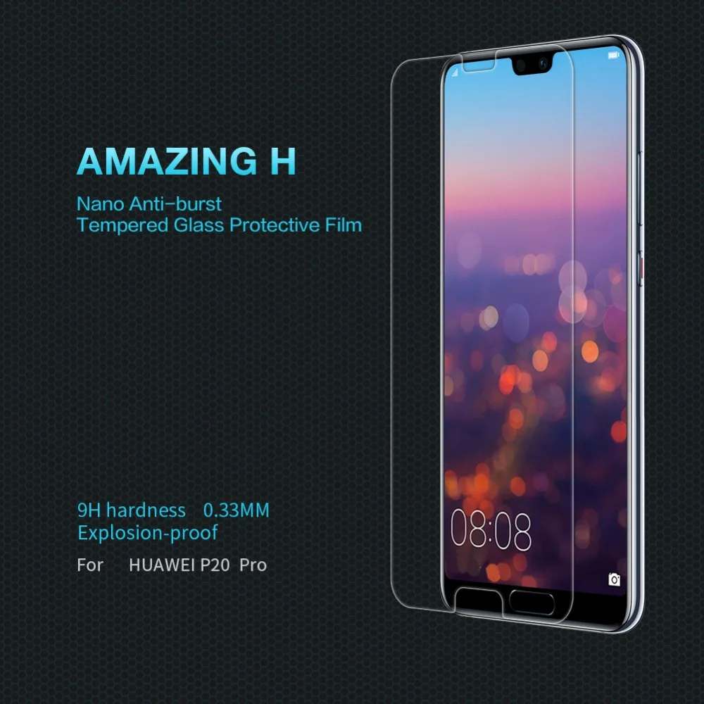 Закаленное стекло NILLKIN Amazing H для Huawei P20 Pro защита экрана 9H 0 3 мм защитный чехол