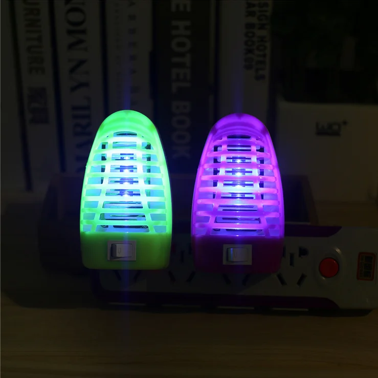 Electronics Mosquito Killer Trap Moth Fly Wasp Led Night Lamp Bug Insect Light Killing Pest Zapper for baby outdoor bedroom | Дом и сад