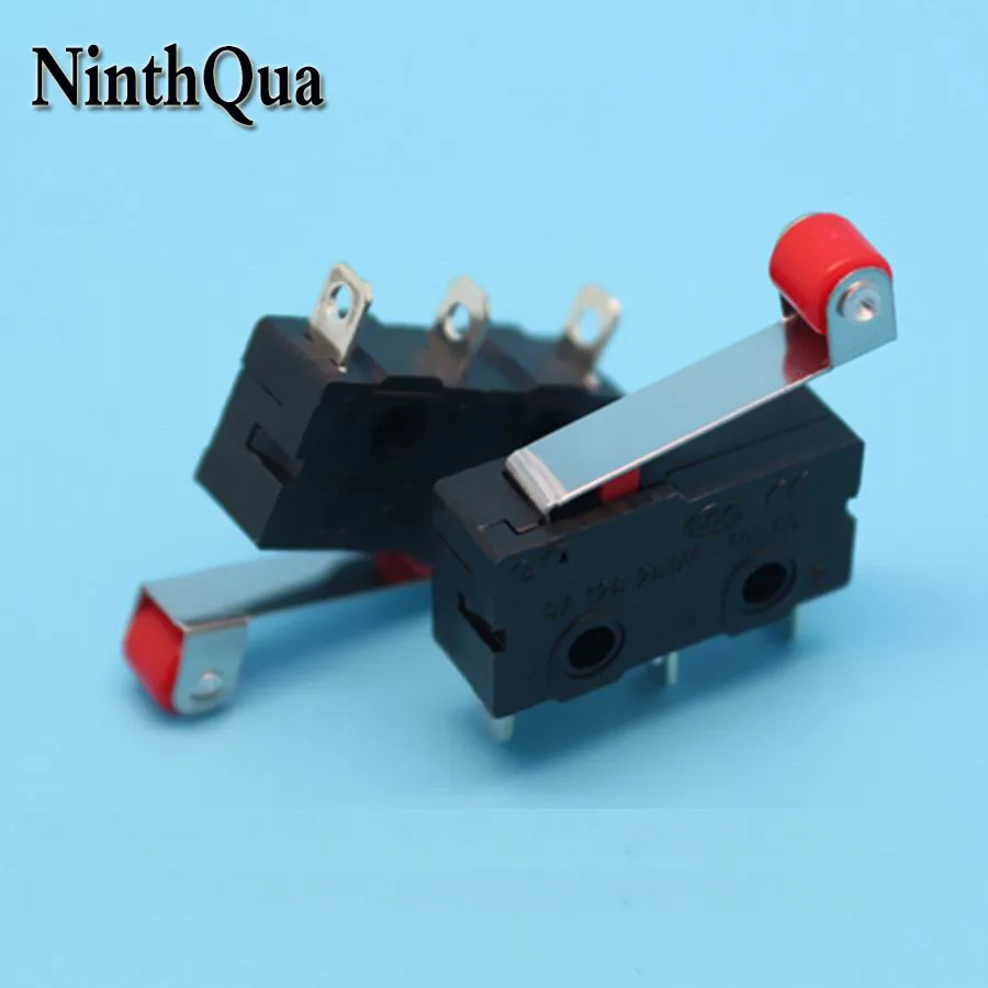 Sample 10pcs AC belt pressure iron handle trip limit point move micro switch ON-ON KW11 ZW12-N 3Pin pulley switchs | Обустройство