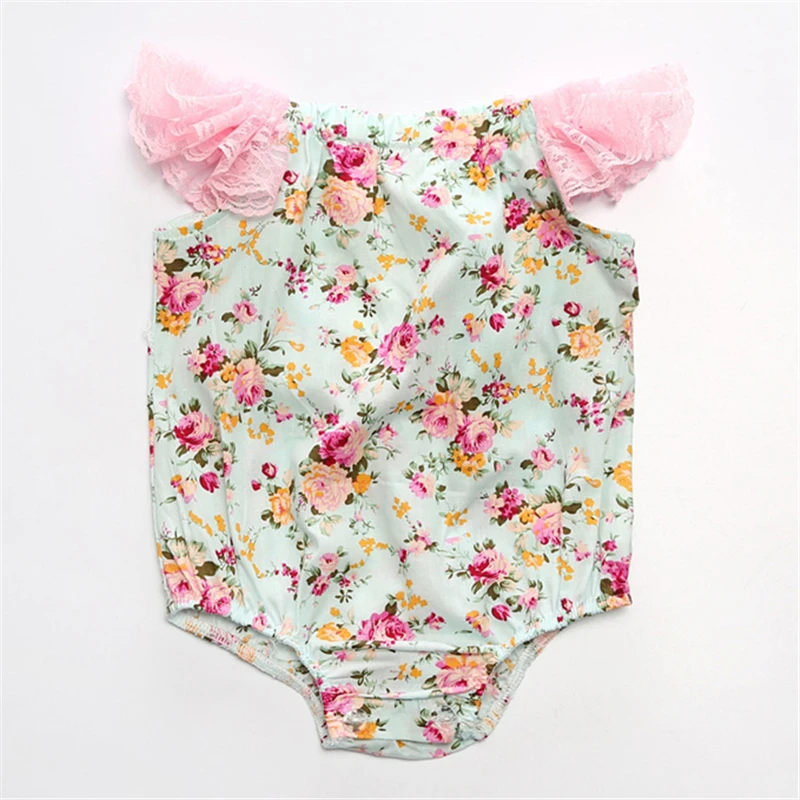 Baby Rompers Summer Girl Clothes 2020 Kids Flower Newborn Infant Jumpsuitst Children Clothing | Мать и ребенок