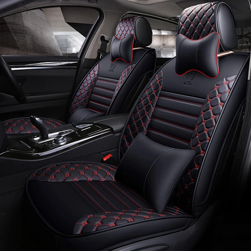 Wenbinge Special Leather car seat covers for vw golf 4 5 6 VOLKSWAGEN polo sedan 6r 9n passat b5 b6 b7 arteon car accessories