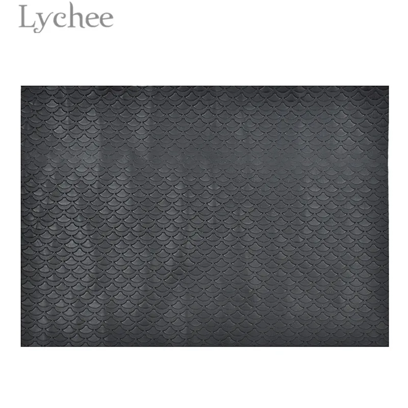 Lychee, 15x21 см A5 Морская ракушка "Русалка" тисненая искусственная кожа ткань высокое качество синтетической кожи DIY Материал для Сумки из натуральной кожи одежды - Цвет: 1