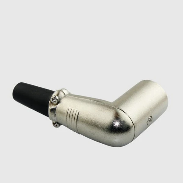 4 шт. XLR 3 контактный Штекерный разъем микрофонный кабель прямоугольный адаптер 90