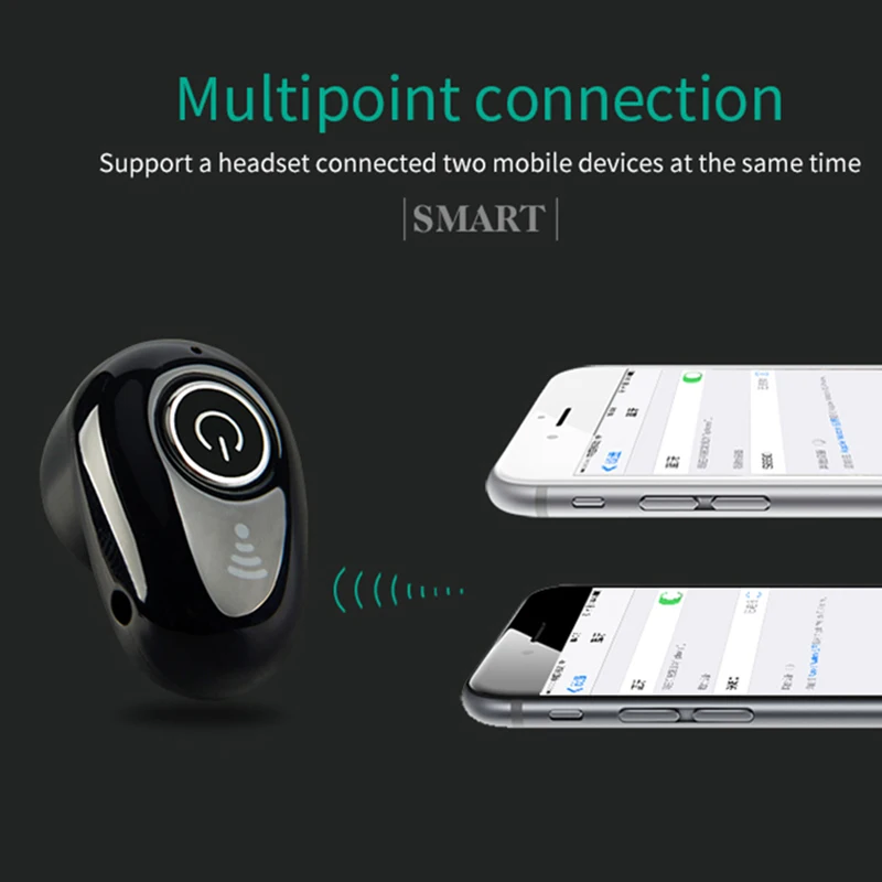 S650 Mini Bluetooth наушники Спортивные Беспроводные гарнитура с микрофоном невидимые