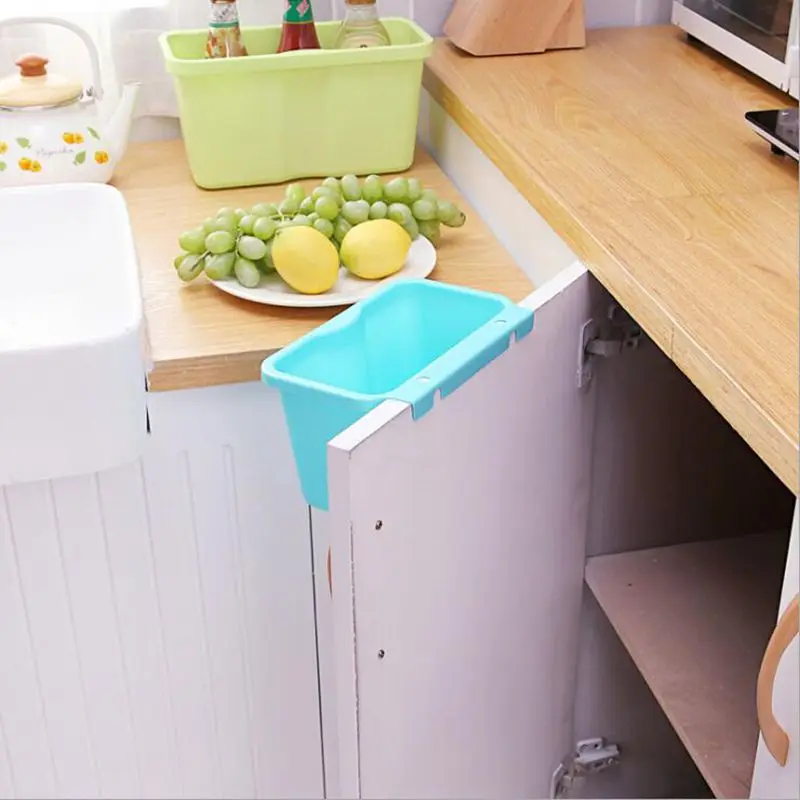 Подвесная кухонная коробка для мусора домашняя дверь шкафа мусорный бак