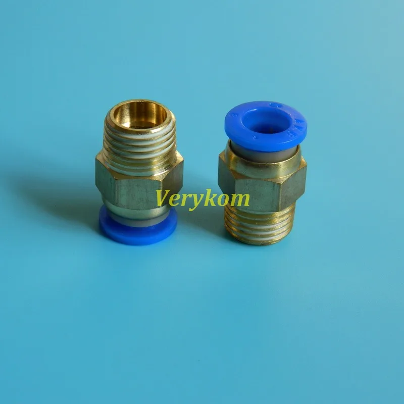 10 шт./лот пневматический Фиттинг для труб 8 мм с внутренней резьбой 1/8 дюйма