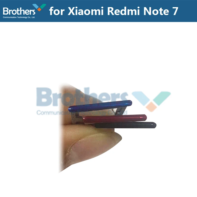 Лоток для SIM-карты Xiaomi Redmi Note 7 держатель слота Sim-карты запасные части телефона