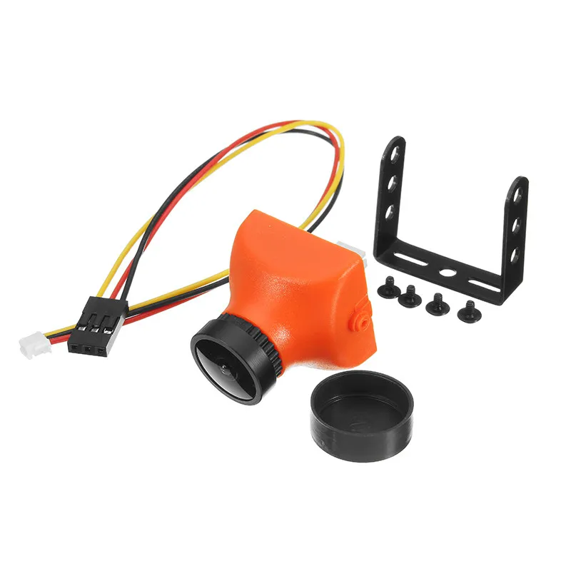Hot New Orange 1200TVL CMOS 2.5mm/2.8mm 130/120 Degree Mini FPV Camera PAL/NTSC 5V to 12V For Micro Racer Quadcopter | Игрушки и хобби