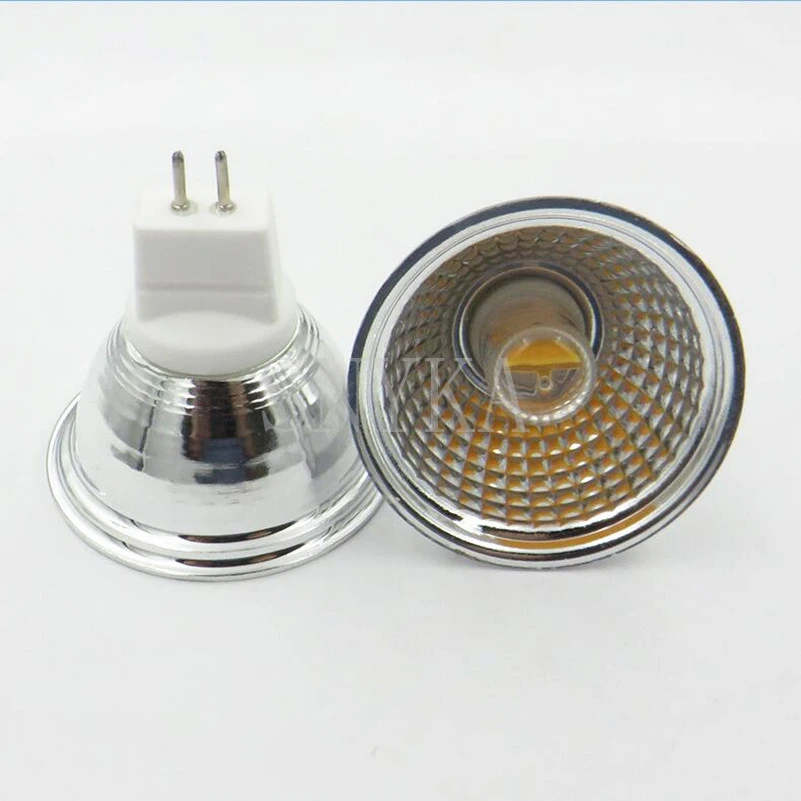 Светодиодная лампа GU10 MR16 GU5.3 CREE COB 5 Вт суперъяркая приглушаемая LED Точечный